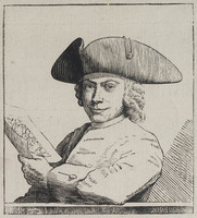 KG 07363
<br/>
Zelfportret Cornelis van Noorde
<br/>
<em>Noorde, Cornelis van (1731-1795)</em>